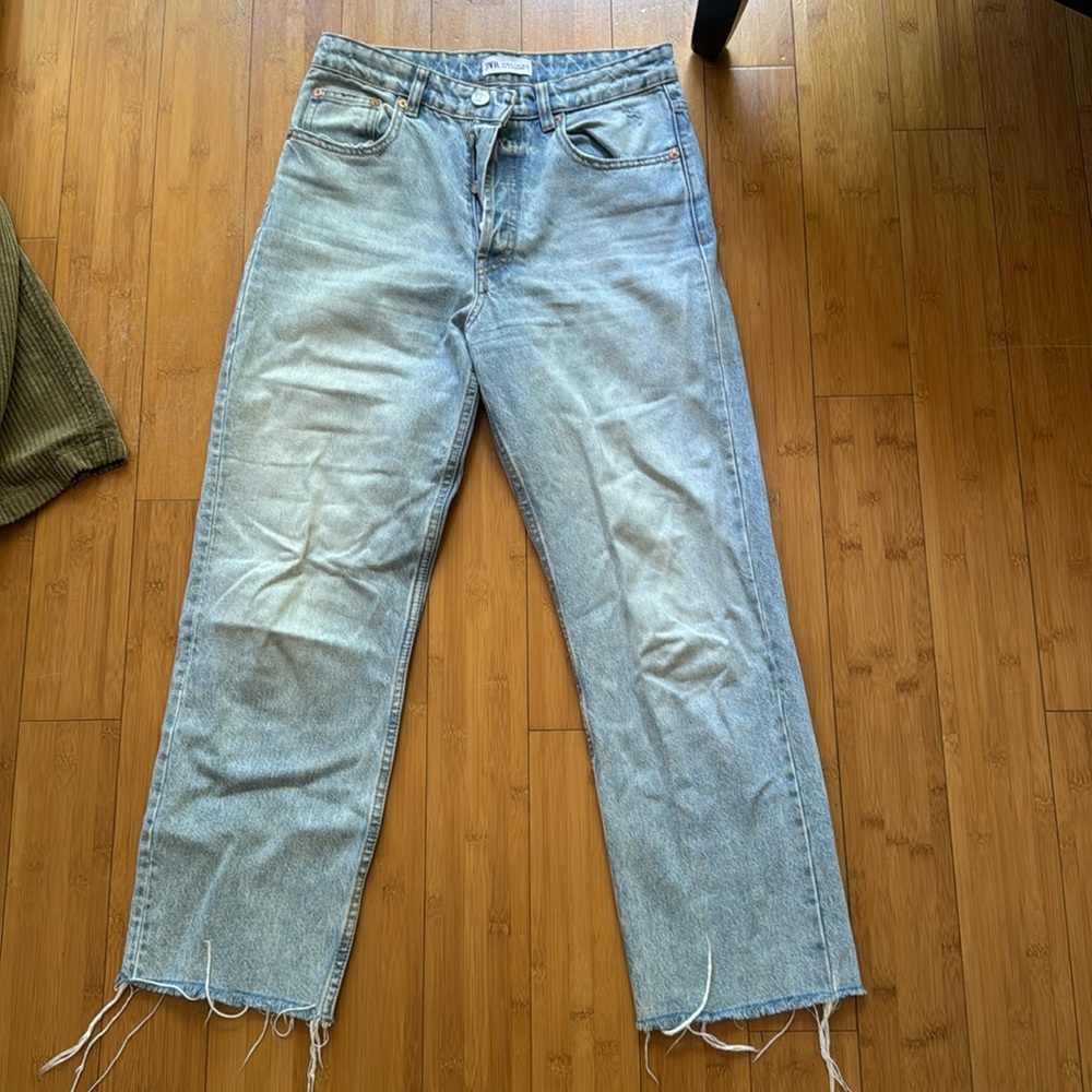 Zara light wash jeans